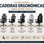 As Melhores Cadeiras Ergonômicas para Home Office