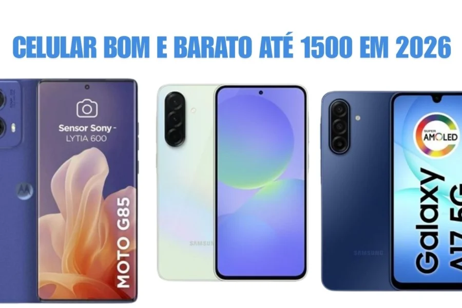 Celular Bom e Barato até 1500 em 2026