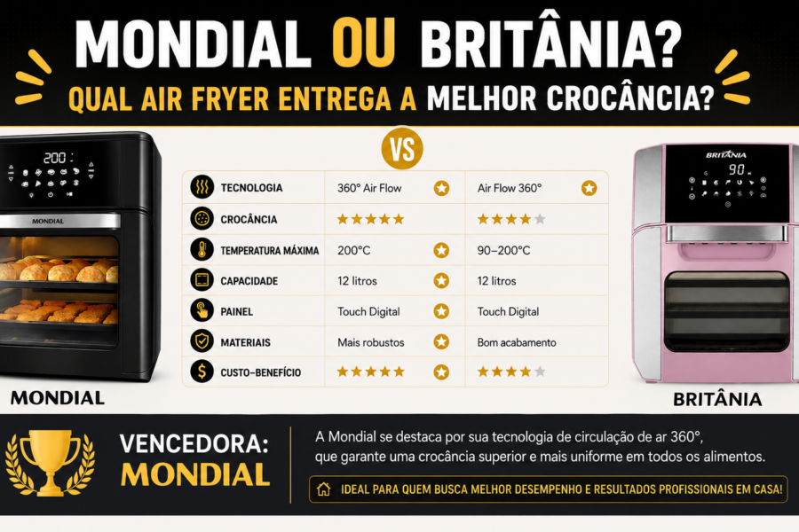 Qual Air Fryer Entrega a Melhor Crocancia