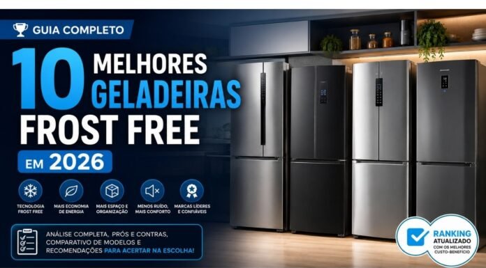 10 Melhores Geladeiras Frost Free em 2026: Comparativo Completo