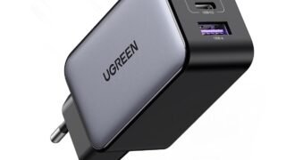 Carregador UGREEN 65W GaN 3 Portas USB-C: review